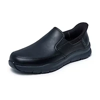 Skechers Hands Free Slip-Ins Nampa Broxtin Mens Moc Closed Toe Work Shoes Wide Width