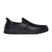 Skechers Hands Free Slip-Ins Nampa Broxtin Mens Moc Closed Toe Work Shoes Wide Width