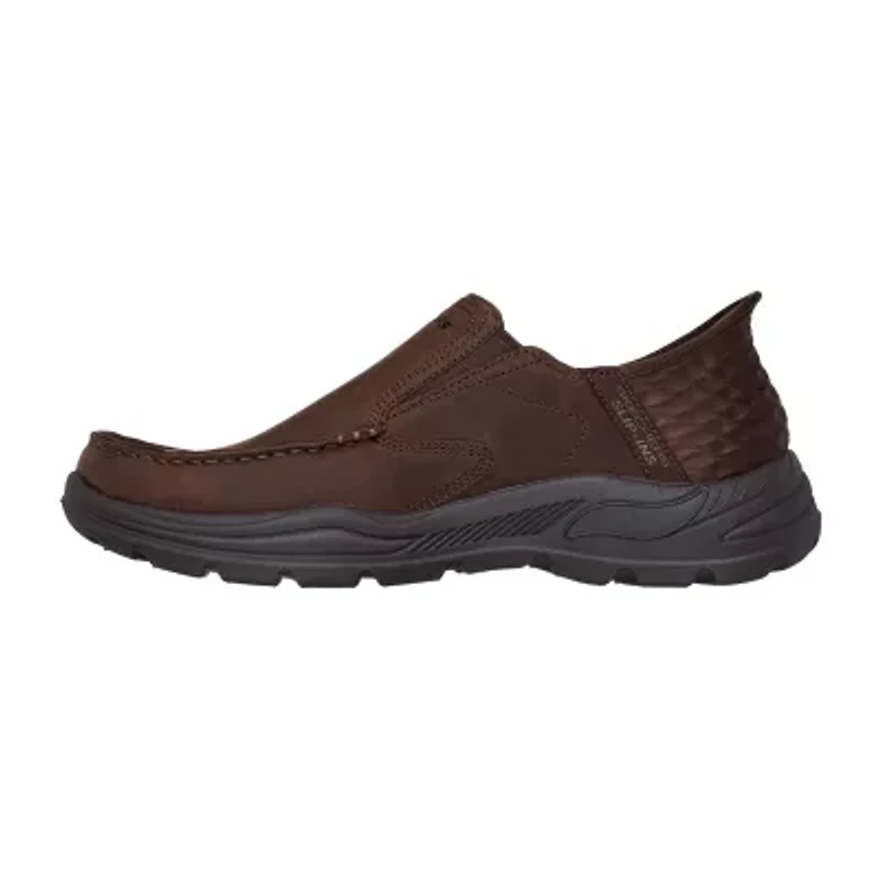 Skechers Hands Free Slip-Ins Arch Fit Motley Milo Mens Moc Closed Toe Slip-On Shoe