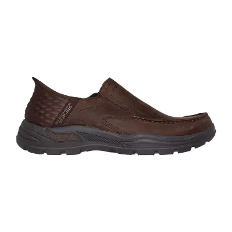 Skechers Hands Free Slip-Ins Arch Fit Motley Milo Mens Moc Closed Toe Slip-On Shoe