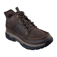 Skechers Hands Free Slip-Ins Mens Respected 2.0 Flat Heel Lace Up Boots