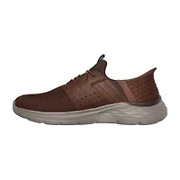 Skechers Hands Free Slip-Ins Garner Newick Mens Round Slip-On Shoe Extra Wide Width