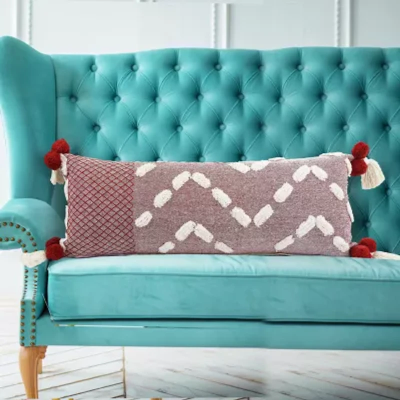 LR Home Skyla Lumbar Pillow