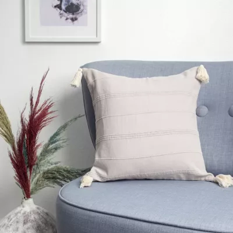 LR Home Kaya Square Throw Pillow