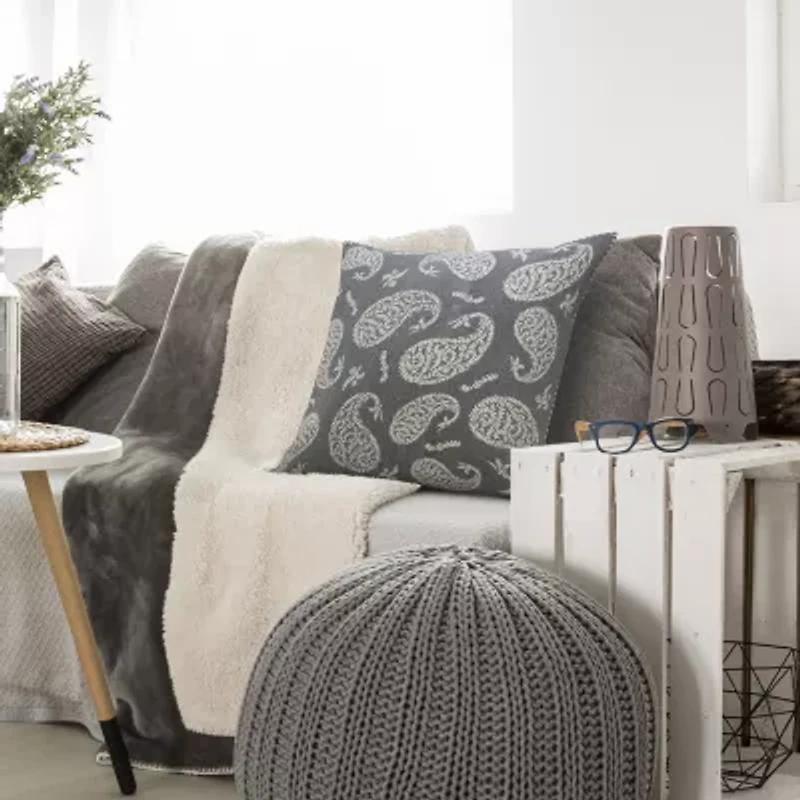 LR Home Emery Square Throw Pillow