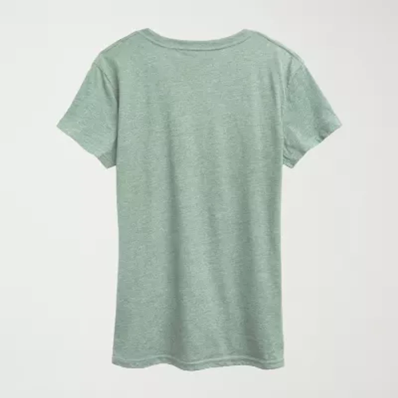 Woke Up Womens Crew Neck Short Sleeve Classic Fit Graphic T-Shirt