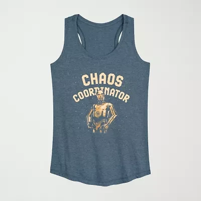 Chaos Coordinator C3po Womens Scoop Neck Sleeveless Star Wars Tank Top