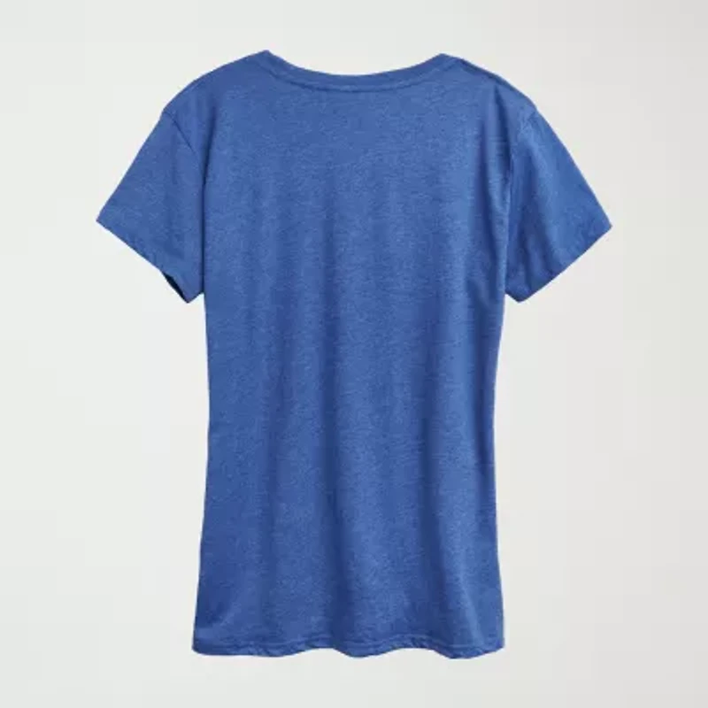 Rather Watch Womens Crew Neck Short Sleeve Classic Fit Graphic T-Shirt