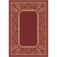  Courtyard Peacock Indoor/Outdoor Square Rug -  7'10"X7'10"