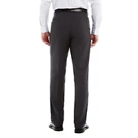 Stafford® Travel Sharkskin Pleated Dress Pants - Classic