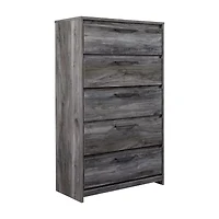 Signature Design by Ashley Baystorm 5-Drawer Chest in Dark Gray
