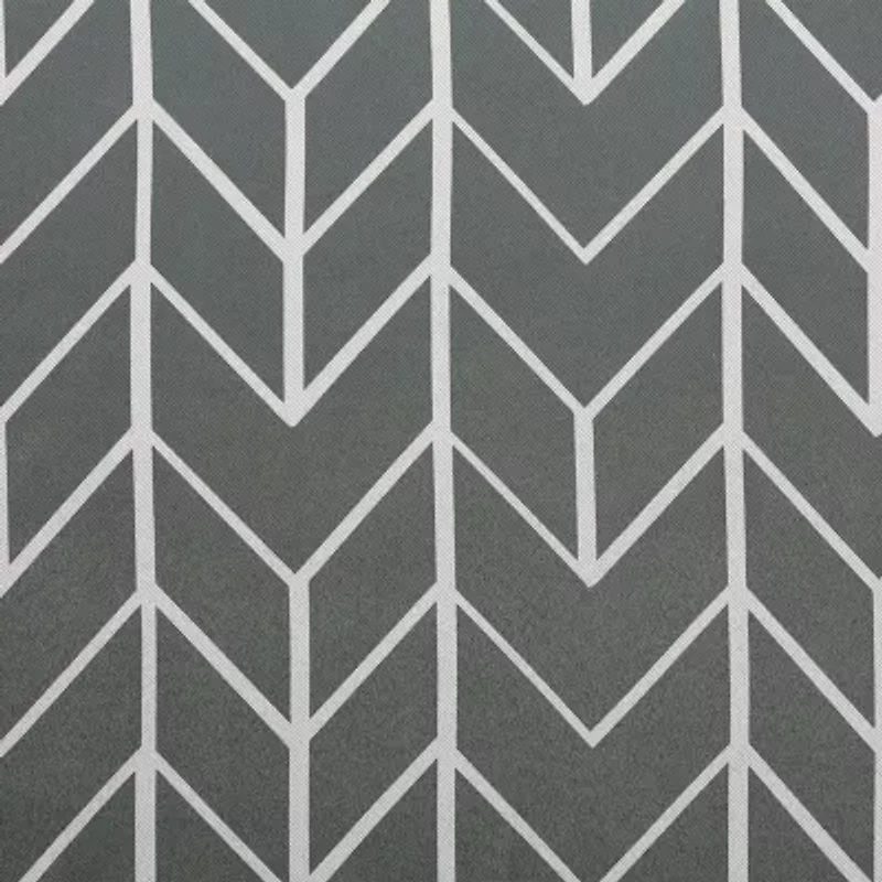 Sun Zero Kenwood Chevron Grommet Top Energy Saving Blackout Single Curtain Panel