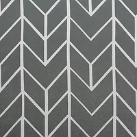 Sun Zero Kenwood Chevron Grommet Top Energy Saving Blackout Single Curtain Panel