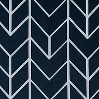 Sun Zero Kenwood Chevron Grommet Top Energy Saving Blackout Single Curtain Panel
