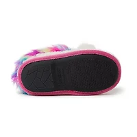 Dearfoams Peyton Unicorn Little & Big Kid Girls Closed Toe Clogs