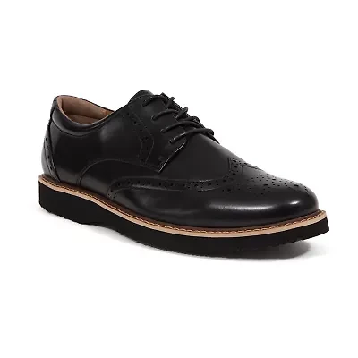 Deer Stags Walkmaster Wigtip 1 Mens Wing Closed Toe Oxford Shoes