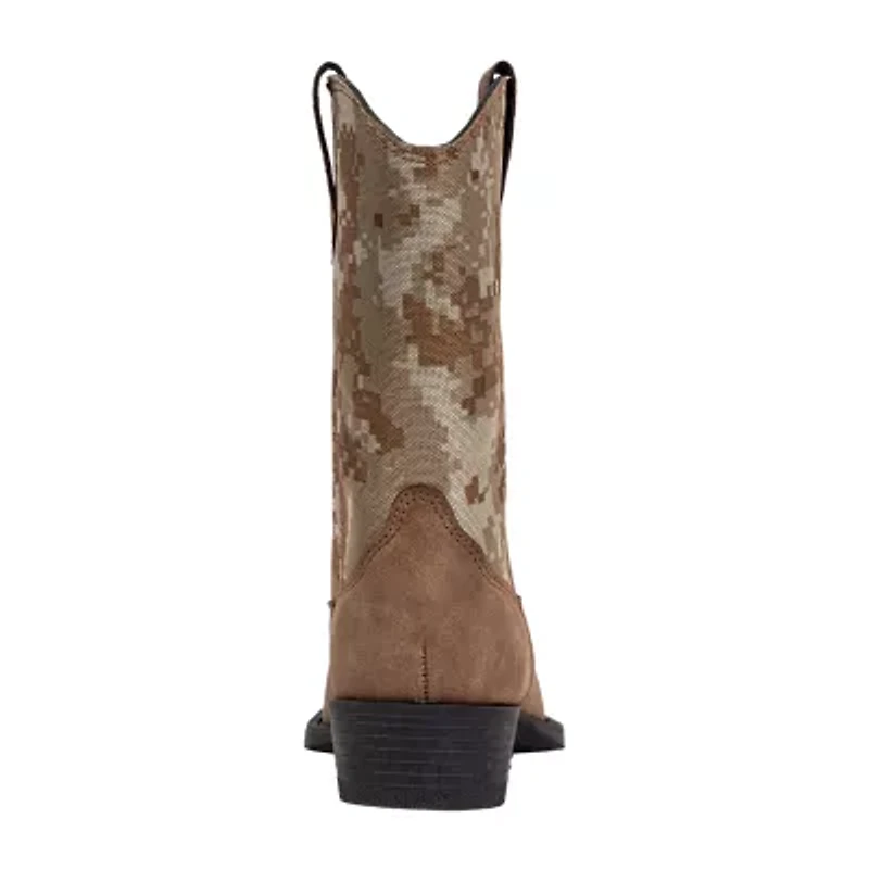 Deer Stags Little & Big Kid Unisex Ranch Stacked Heel Cowboy Boots