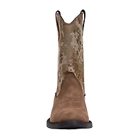 Deer Stags Little & Big Kid Unisex Ranch Stacked Heel Cowboy Boots