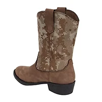 Deer Stags Little & Big Kid Unisex Ranch Stacked Heel Cowboy Boots