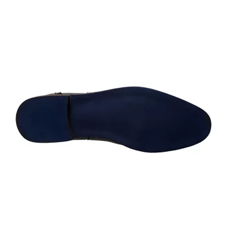 Deer Stags Mens Argos Stacked Heel Chelsea Boots Wide Width