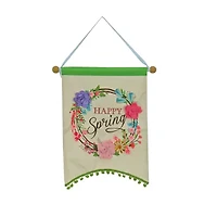 National Tree Co.  Happy Spring Banner Wall Sign