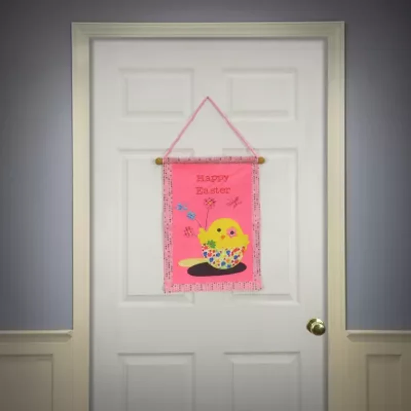 National Tree Co. Pink Happy Easter Banner Wall Sign