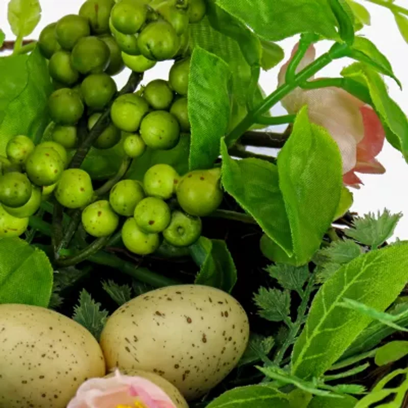 National Tree Co. Bird’s Nest And Berries Easter Tabletop Decor