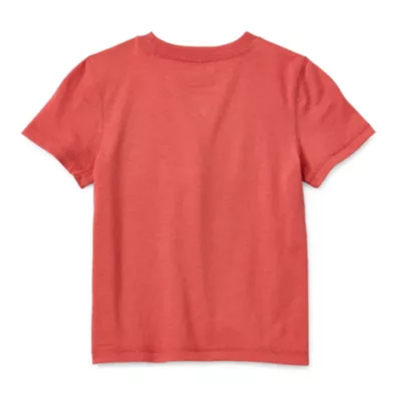 Okie Dokie Toddler & Little Boys Crew Neck Short Sleeve T-Shirt