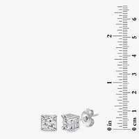 Tru Miracle 1 CT. T.W. Lab Grown White Diamond 10K White Gold 5.6mm Stud Earrings