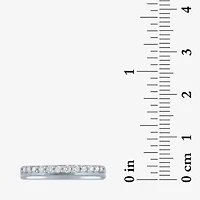 (G-H / Si2-I1) Womens 1/4 CT. T.W. Lab Grown White Diamond 10K Gold Wedding Band