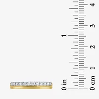 (G-H / Si2-I1) Womens 1/4 CT. T.W. Lab Grown White Diamond 10K Gold Band