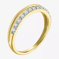 (G-H / Si2-I1) Womens 1/4 CT. T.W. Lab Grown White Diamond 10K Gold Band