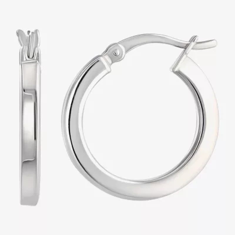 Womens Cubic Zirconia Sterling Silver Round 2 Pair Earring Set