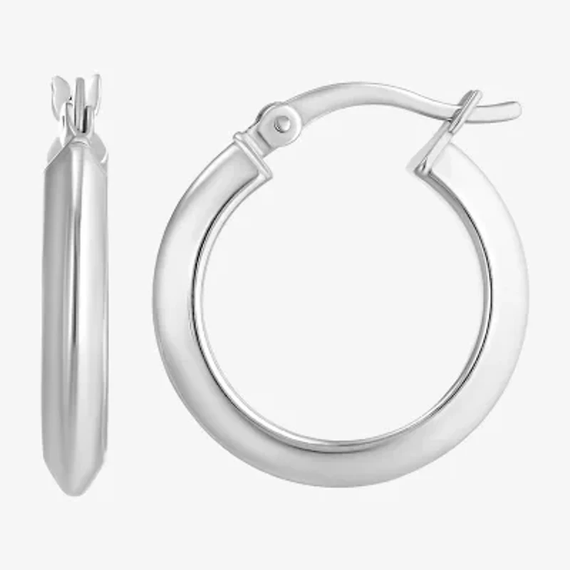 Womens Cubic Zirconia Sterling Silver Round 3 Pair Earring Set