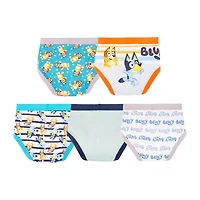 Little & Big Kid Boys Bluey 5 Pack Briefs Bup4895