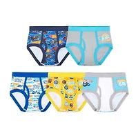 Hot Wheels Little & Big Kid Boys 5 Pack Briefs Bup2103