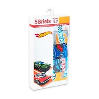 Hot Wheels Little & Big Kid Boys 5 Pack Briefs Bup2103