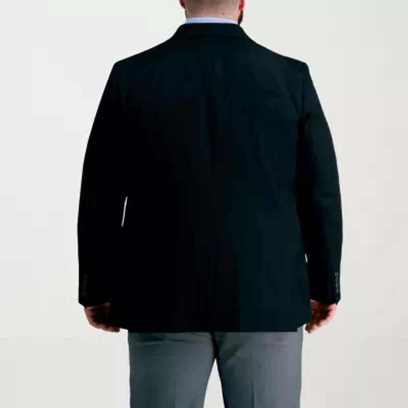 Haggar The Active Series Stretch Gabardine Mens Fabric Classic Fit Big and Tall Suit Jacket