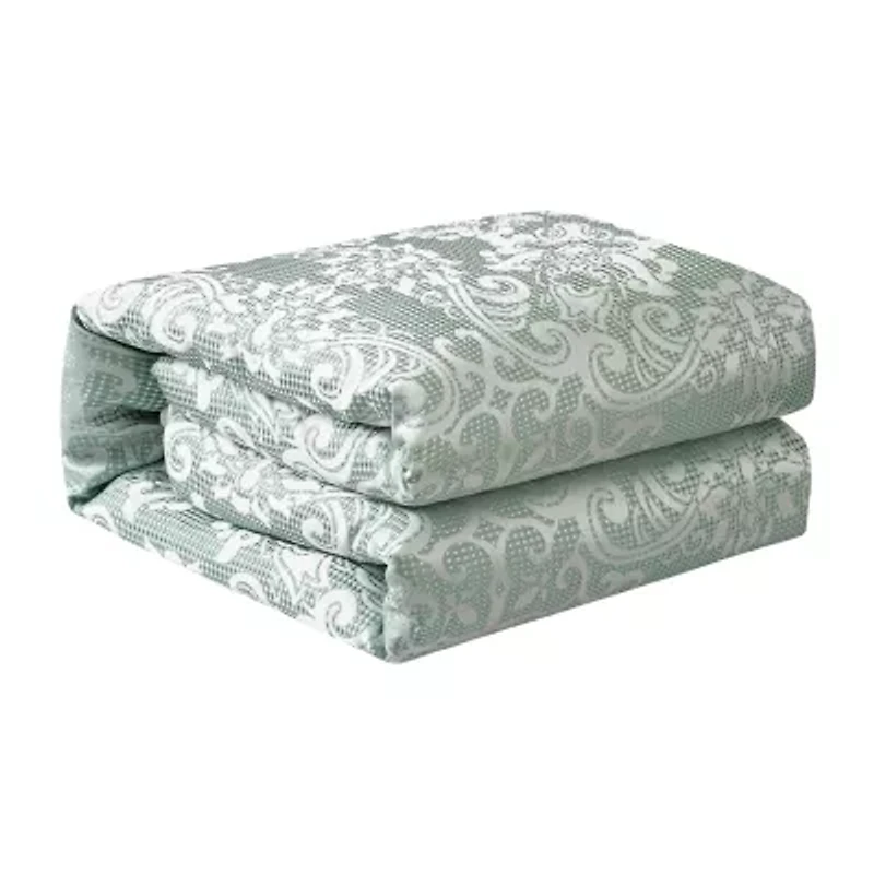 Stratford Park Ylona 9-pc. Damask + Scroll Lightweight Comforter Set