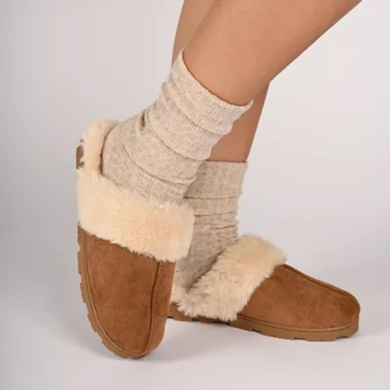 Journee Collection Kalli Womens Slip-On Slippers