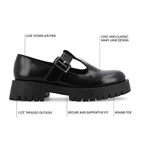 Journee Collection Suvi Womens Round Closed Toe Mary Jane Shoes