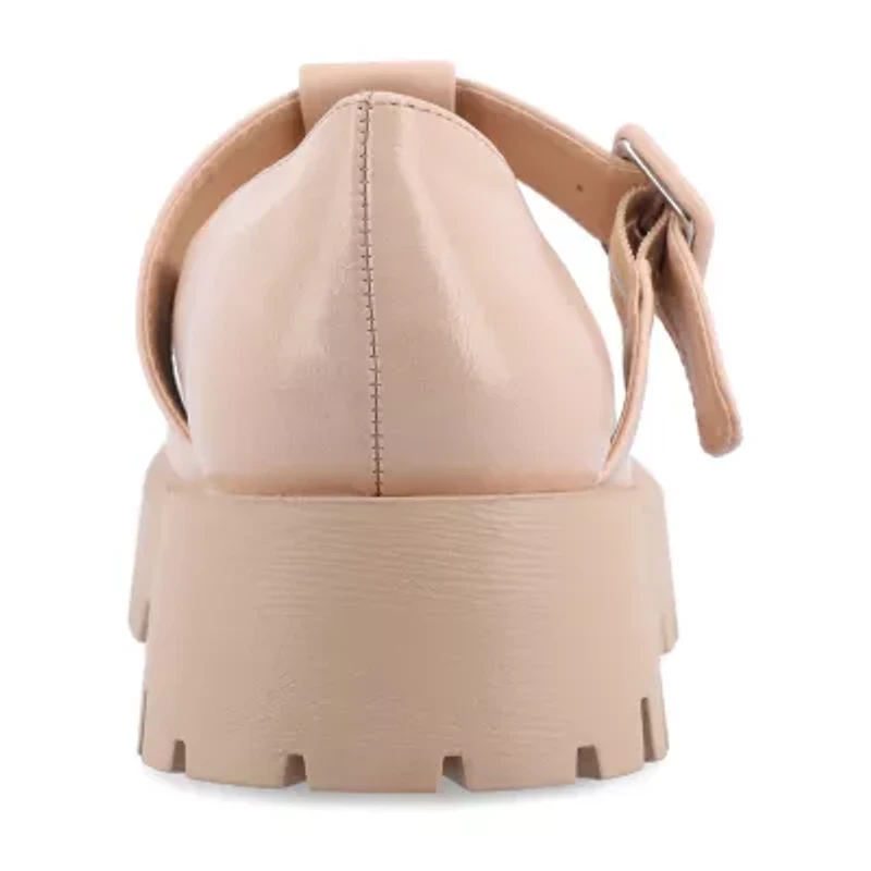 Journee Collection Suvi Womens Round Closed Toe Mary Jane Shoes