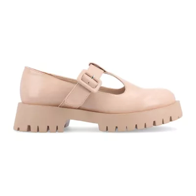 Journee Collection Suvi Womens Round Closed Toe Mary Jane Shoes