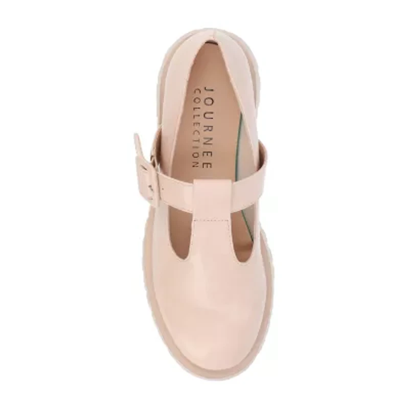 Journee Collection Suvi Womens Round Closed Toe Mary Jane Shoes