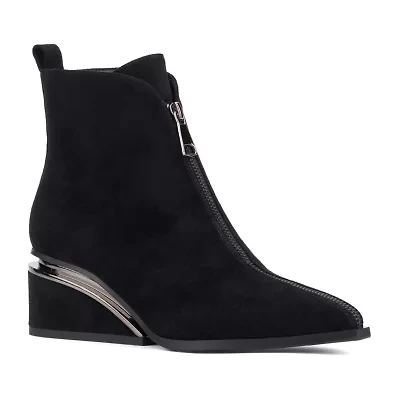 Torgeis Womens Marion Wedge Heel Booties