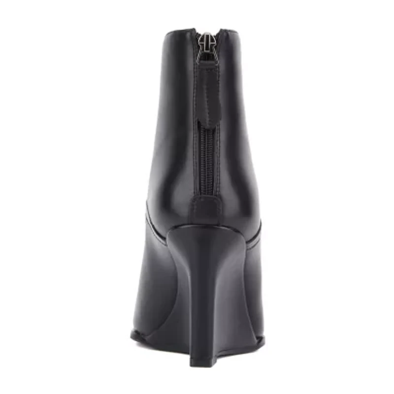 Torgeis Womens Laine Wedge Heel Booties