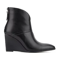 Torgeis Womens Laine Wedge Heel Booties