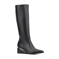 Torgeis Womens Maegan Wedge Heel Dress Boots