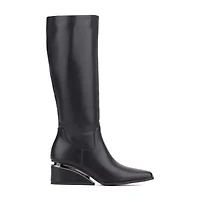 Torgeis Womens Maegan Wedge Heel Dress Boots