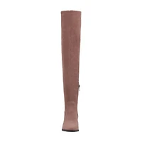 Torgeis Womens Madaline Block Heel Over the Knee Boots
